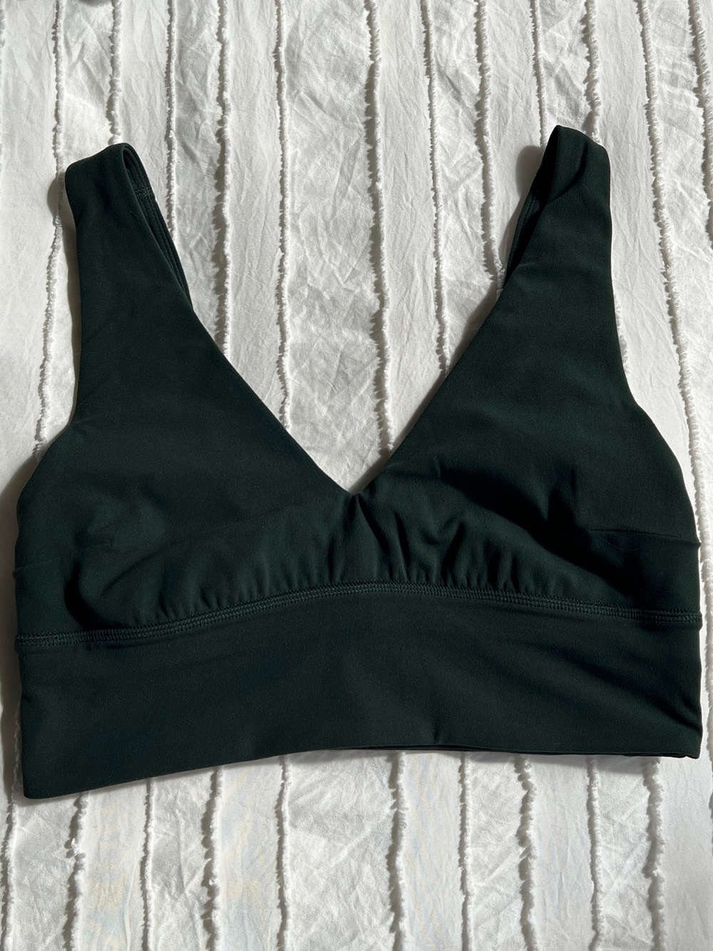 lululemon Align V-Neck Bra in Legacy Green
